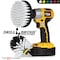 Drill Brush Power Scrubber By Useful Products 5 in W 5 in L Brush, White W-S-5O-QC-DB - alternate 3